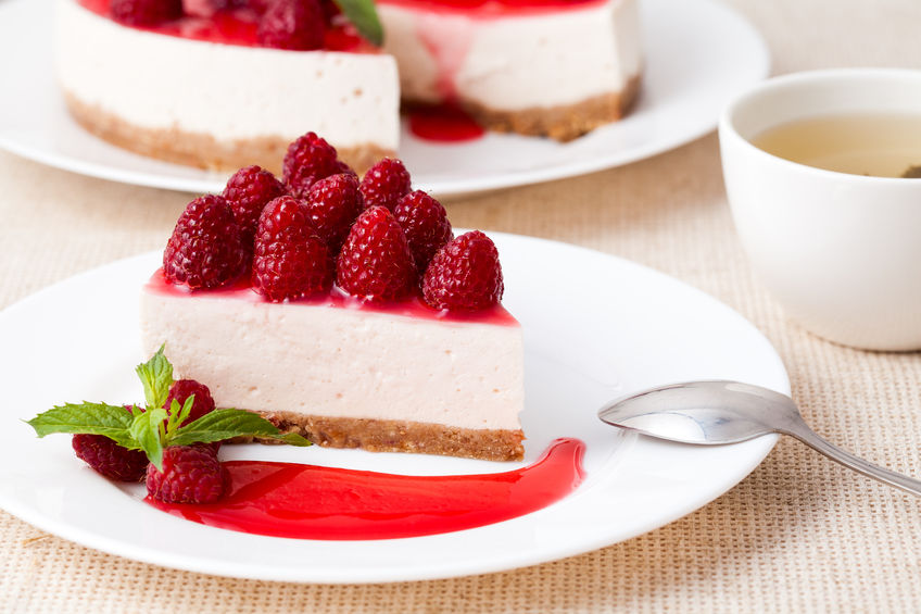 Raspberry cheesecake