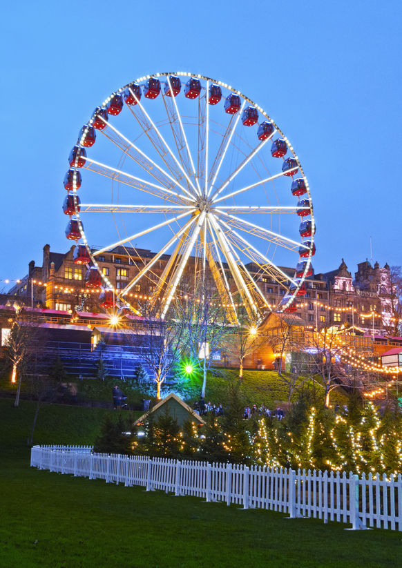 Big wheel Christmas market