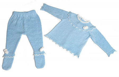 Baby boy's blue two piece