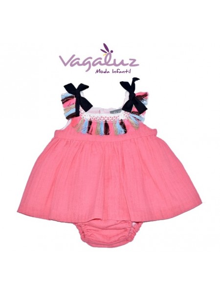 Baby girl's pink dress