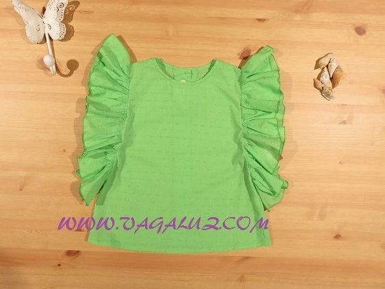 girl's-green-ruffle-blouse-lia-mia