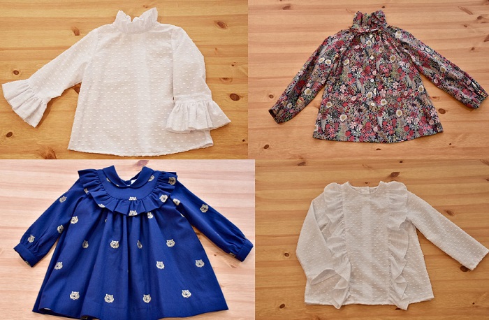 Blusas y camisas de Mía y Lía.