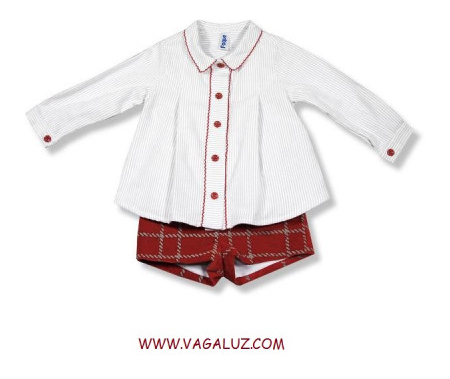 Boy's Pinnochio shirt and shorts set by Foque