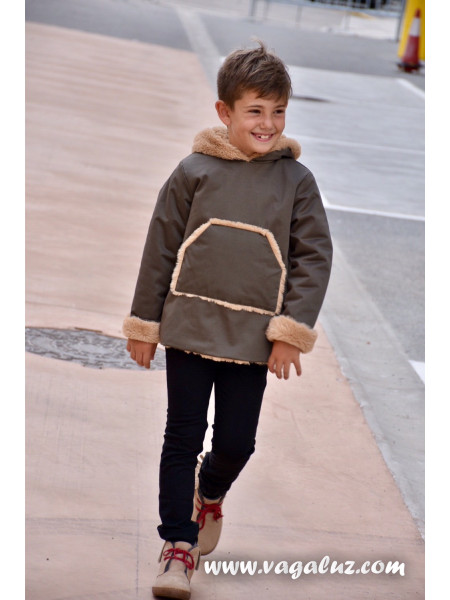 Boy's sweater-style coat