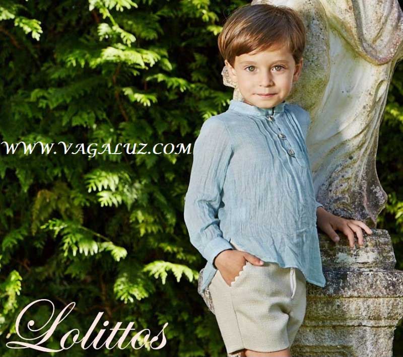 Camisa con bermuda de niños Lolittos