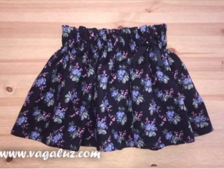 Girl's floral skirt