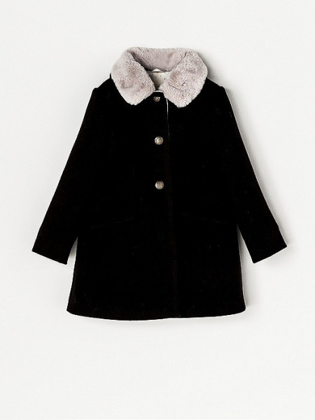 Girl's black coat