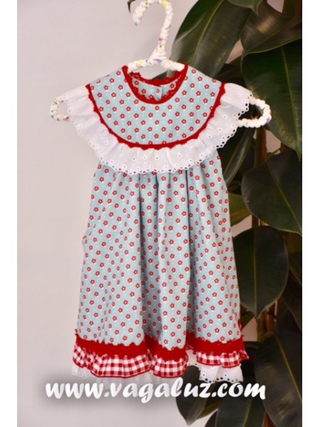 Girl's print dress Lolittos