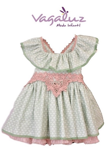 Precioso vestido de la colección Menta de Lolittos.