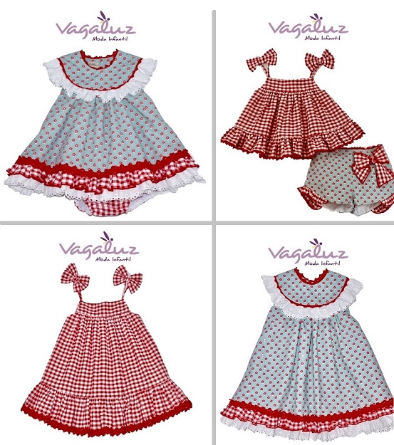 Vestidos y jesusitos de la colección Sirope de Lolittos.