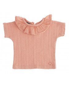 ORGANIC COTTON POINTELLE BABY T-SHIRT TOCOTÓ VINTAGE