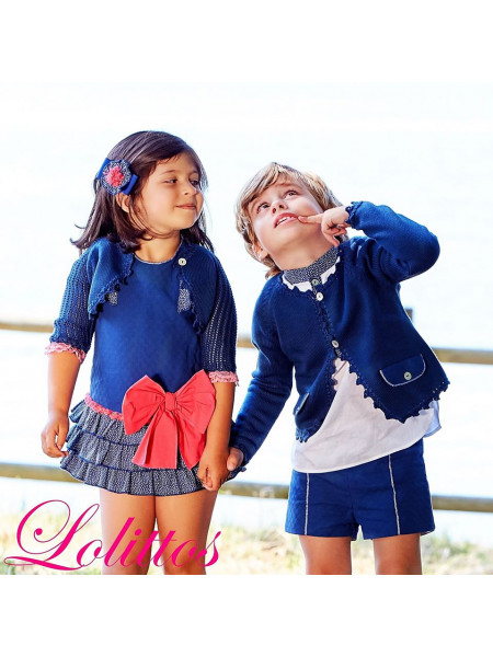 GIRLS BLUE BOLERO LOLITTOS