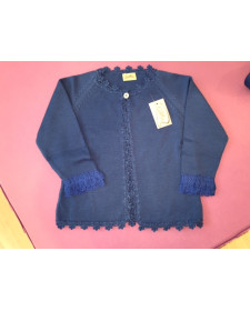 GIRLS BLUE CARDIGAN LOLITTOS