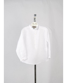 CAMISA DE NIÑO JOSE VARON LINO BLANCO