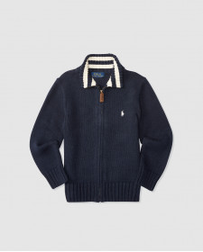 BOYS NAVY CARDIGAN