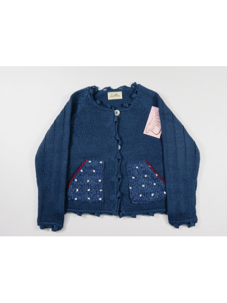 BOYS NAVY BLUE CARDIGAN LOLITTOS