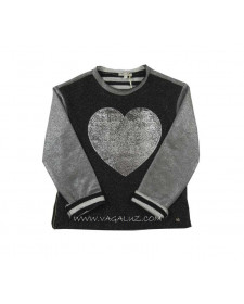 GIRLS SWEATSHIRT WITH HART