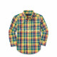 BOY YELLOW CHECKED SHIRT RALPH LAUREN