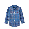 CAMISA NIÑO POLO RALPH LAUREN CUADROS AZULES talla m(10a12)