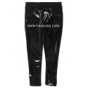 GIRL'S LEGGINGS WITH A GLOSSY EFFECT