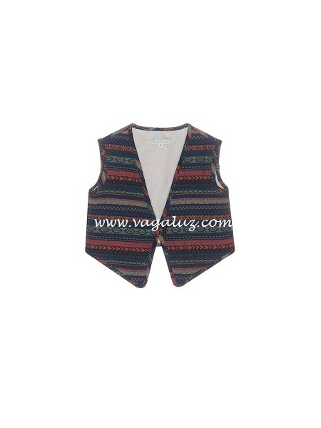 GIRLS VEST JACQUARD