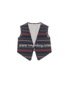 GIRLS VEST JACQUARD