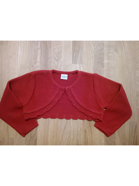 GIRLS RED BOLERO