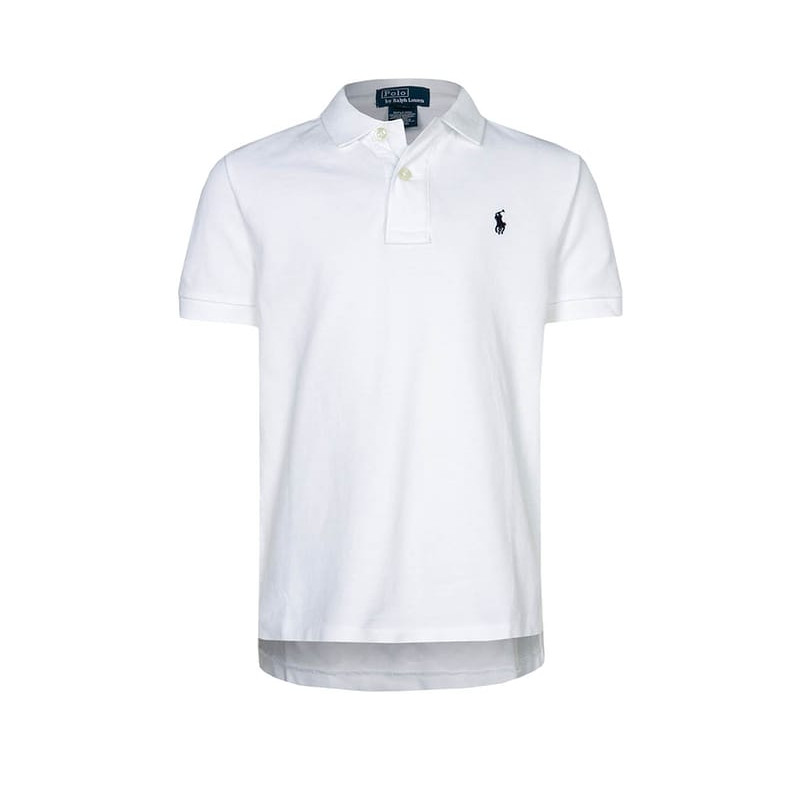 POLO DE NIÑO RALPH LAUREN BASICO BLANCO