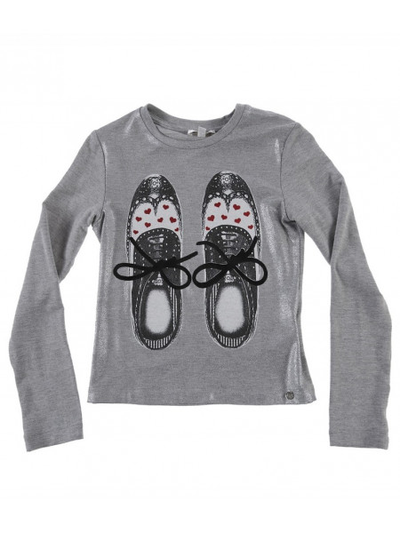 GIRLS T-SHIRT WITH SHOES PRINT MISS GRANT