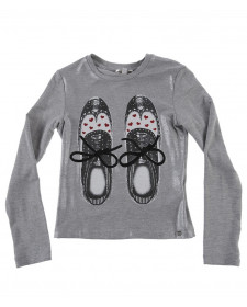 GIRLS T-SHIRT WITH SHOES PRINT MISS GRANT