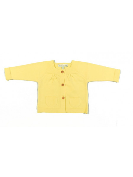 BABY YELLOW CARDIGANS