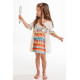 GIRLS DRESS LINEN