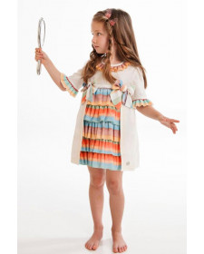 GIRLS DRESS LINEN