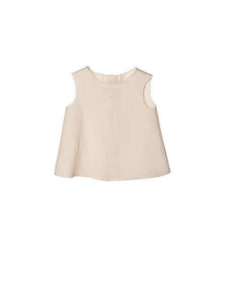 BLUSA NIÑA NANOS LINO ROSA