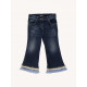 GIRL'S BELL-BOTTOM JEANS WITH FRINGE