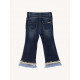 GIRL'S BELL-BOTTOM JEANS WITH FRINGE