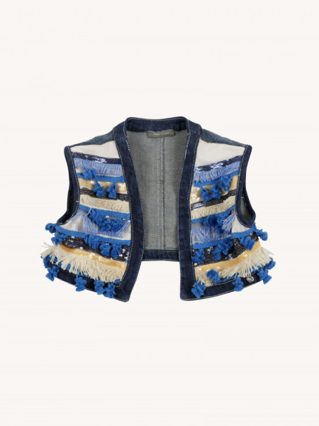 GIRLS DENIM VEST