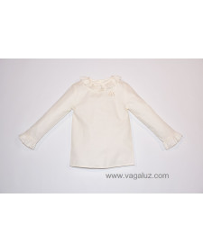 CAMISA VOLANTE UNISEX BEIGE BADUM BADERO