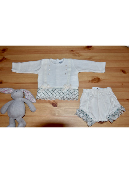 CONJUNTO BEBE ROCHY BOLILLOS