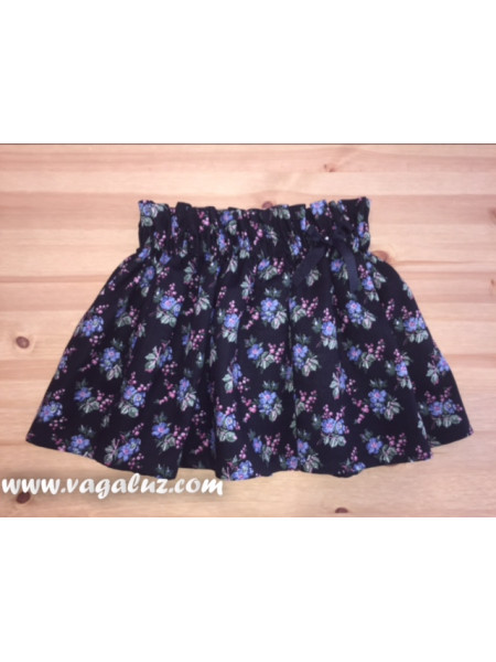 GIRL FLOWERS SKIRT A BUTTERFLY KISS