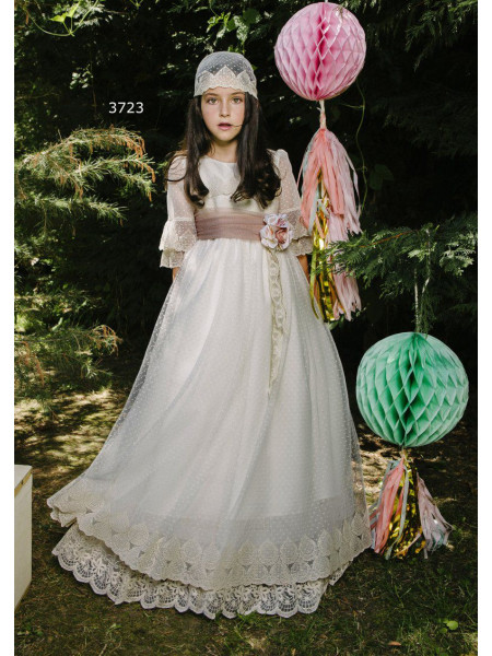 GIRL FIRST COMMUNION DRESS 3723