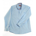 CAMISA DE NIÑO VARONES OXFORD CELESTE