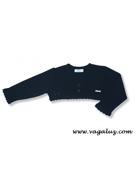 GIRL NAVY CARDIGAN