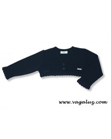 GIRL NAVY CARDIGAN