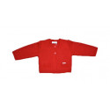 BABY RED CARDIGAN FOQUE