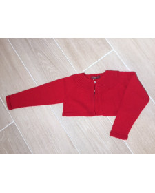 GIRL RED CARDIGAN LOAN BOR