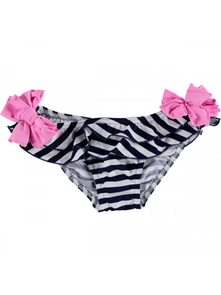 GIRLS NAVY BLUE STRIPES SWIM PANTS LUCA BYNN