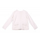 BLUSA DE NIÑA PLUMETI RAIN BLANCA BOLSILLOS