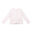 BLUSA DE NIÑA PLUMETI RAIN BLANCA BOLSILLOS