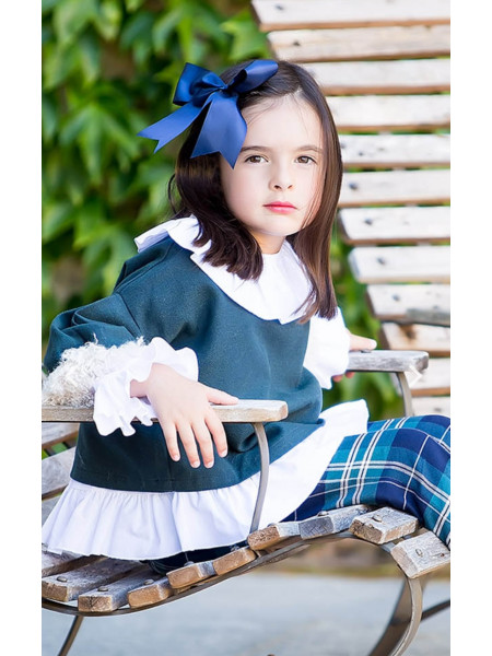 GIRL GREEN SUETER KID´S CHOCOLATE